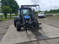 Tractor, new holland, tn60d met voorlader 520tl en vork, 2005 - afbeelding 4 van  52