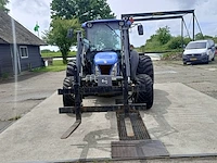 Tractor, new holland, tn60d met voorlader 520tl en vork, 2005 - afbeelding 5 van  52