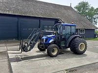 Tractor, new holland, tn60d met voorlader 520tl en vork, 2005