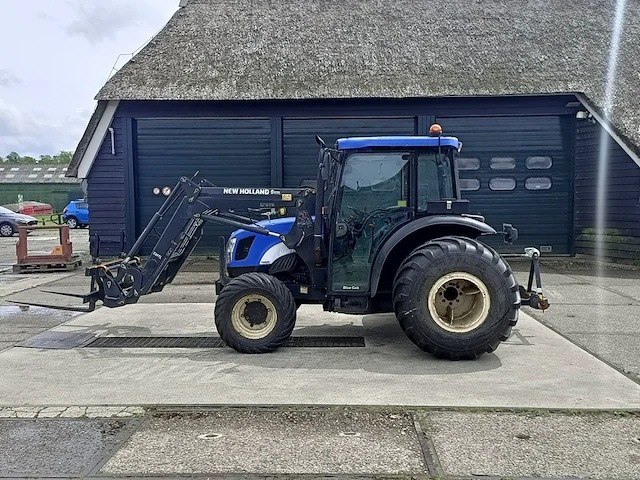 Tractor, new holland, tn60d met voorlader 520tl en vork, 2005 - afbeelding 12 van  52