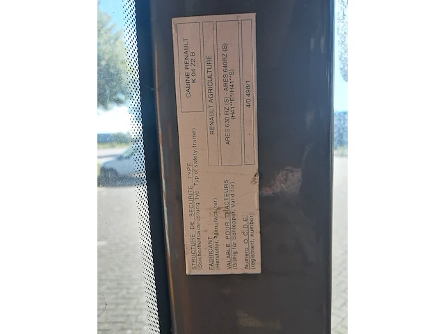 Tractor, renault, ares 640 rz, 2001 - afbeelding 46 van  51