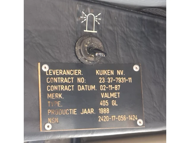 Tractor, valmet, 405 gl, 1988 - afbeelding 14 van  42