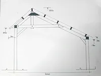 Traditionele douglas kapschuur 1560x460x325 cm - afbeelding 9 van  17
