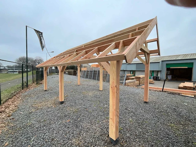 Traditionele douglas kapschuur 560x360x325 cm - afbeelding 16 van  17