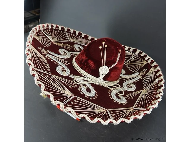 Traditionele mexicaanse sombrero - afbeelding 3 van  5