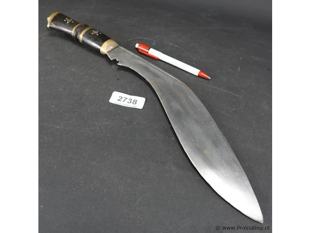 Traditionele nepalese khukuri of kukkri - afbeelding 1 van  5