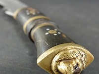 Traditionele nepalese khukuri of kukkri - afbeelding 5 van  5