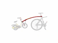 Trail gator 640020 trekhaak voor fiets , rood - afbeelding 2 van  3