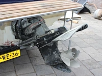 Trailer met speedboot bayliner capri buddy 1952 wit blauw met motor mercruiser 110,4/150,0 pk - afbeelding 10 van  21