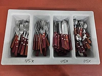 Tramontina - steak bestek mes, vork en lepel set (45x) - afbeelding 3 van  3
