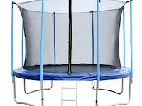 Trampoline diameter 4,27 m met net en ladder - afbeelding 1 van  1