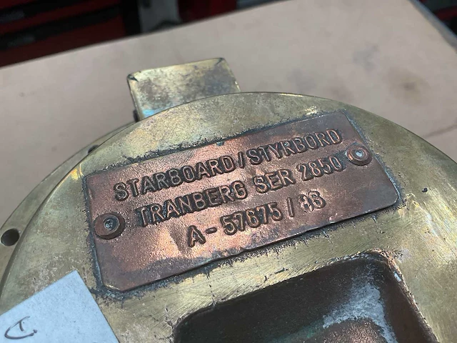 Tranberg starboard vintage marine light - afbeelding 4 van  4