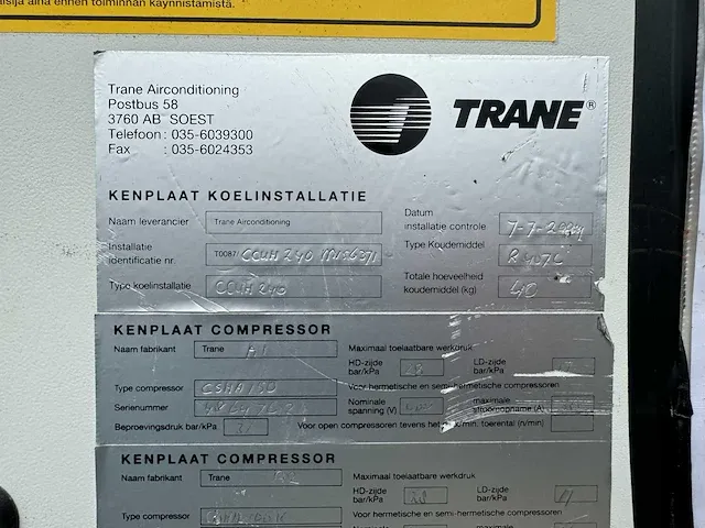 Trane 3d-scroll koudwatermachine - afbeelding 7 van  18