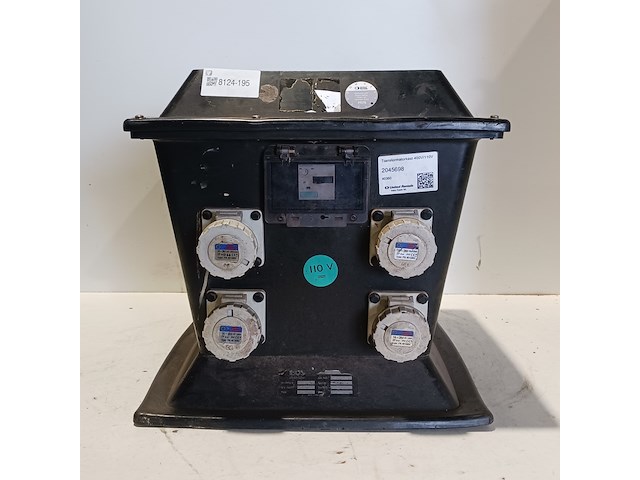 Transformatorkast, 400v/110v - afbeelding 1 van  9