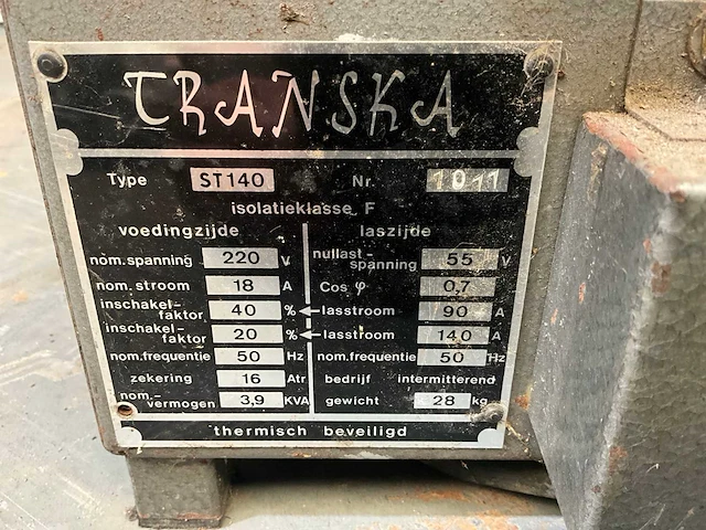 Transka st140 elektrode lasapparaat - afbeelding 5 van  5