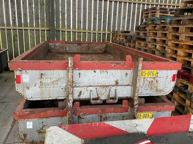 Translift 6 m3 afzet afvalcontainer “ketting/kabelsysteem” - afbeelding 2 van  8