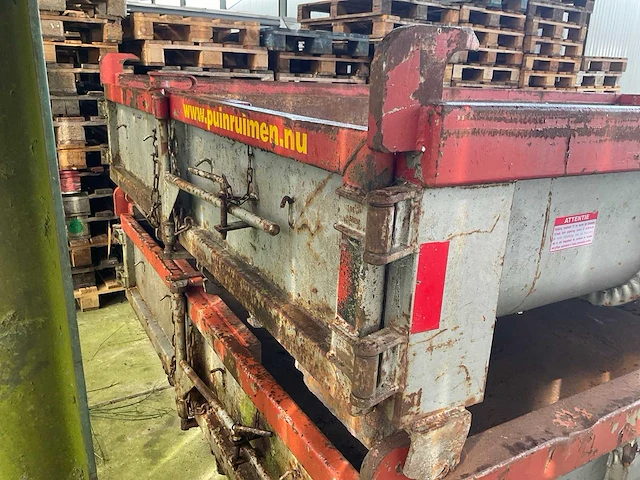 Translift 6 m3 afzet afvalcontainer “ketting/kabelsysteem” - afbeelding 5 van  8