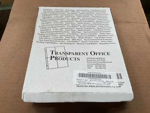 Transparent office products a4 transparant mat partij insteek mappen - afbeelding 3 van  4