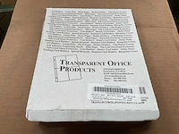 Transparent office products a4 transparant mat partij insteek mappen - afbeelding 3 van  4
