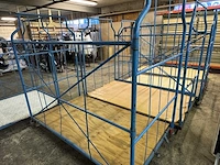 Transportkar 200x115x180 v.v. multiplex plaat, nestelbaar - afbeelding 3 van  3