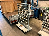 Transportkar voor magazijnbakken - afbeelding 1 van  5