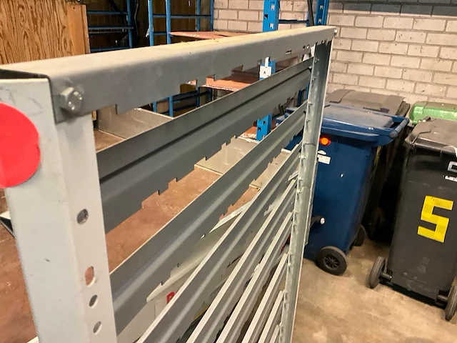 Transportkar voor magazijnbakken - afbeelding 3 van  5
