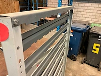 Transportkar voor magazijnbakken - afbeelding 3 van  5