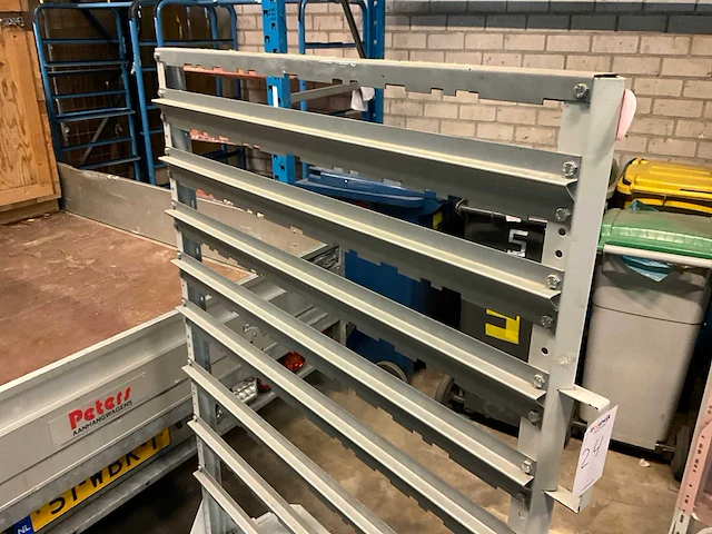 Transportkar voor magazijnbakken - afbeelding 4 van  5
