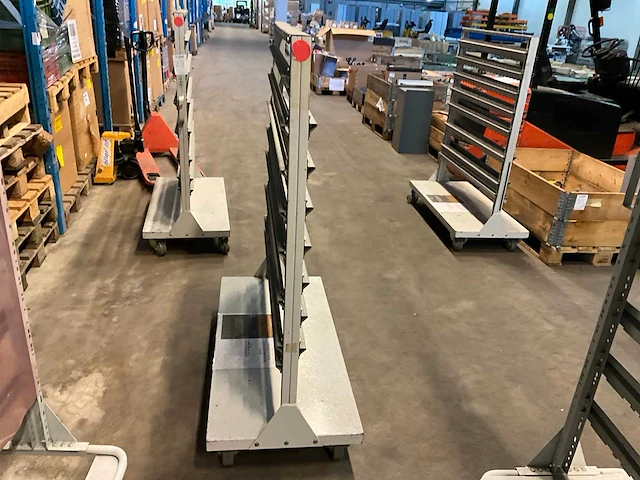 Transportkar voor magazijnbakken - afbeelding 3 van  8