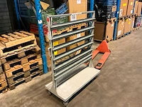 Transportkar voor magazijnbakken - afbeelding 1 van  7