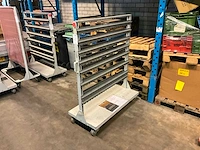 Transportkar voor magazijnbakken - afbeelding 1 van  7
