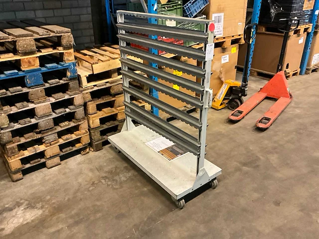 Transportkar voor magazijnbakken - afbeelding 2 van  7