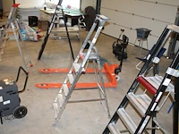 Trap alrex double decker met vijf treden en bordes.