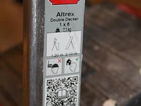 Trap alrex double decker met vijf treden en bordes. - afbeelding 3 van  3