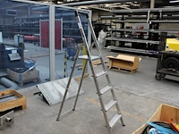 Trap hailo met 4 treden en bordes. - afbeelding 1 van  2