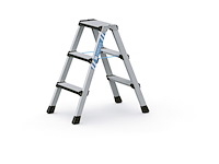 Trap met geschroefde 2x3 treden zarges, comfortstep b 41432