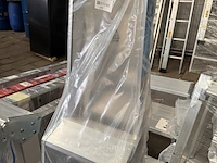 Trap met veiligheidsplatform 1 x 3 treden zarges, seventec s 40333 - afbeelding 2 van  2
