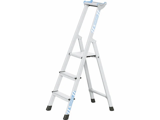 Trap met veiligheidsplatform 3 treden zarges, xlstep s 41223 - afbeelding 1 van  3