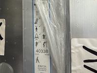 Trap met veiligheidsplatform 8 treden zarges, seventec s 40338 - afbeelding 3 van  3