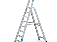 Trap met veiligheidsplatform 8 treden zarges, seventec s 40338