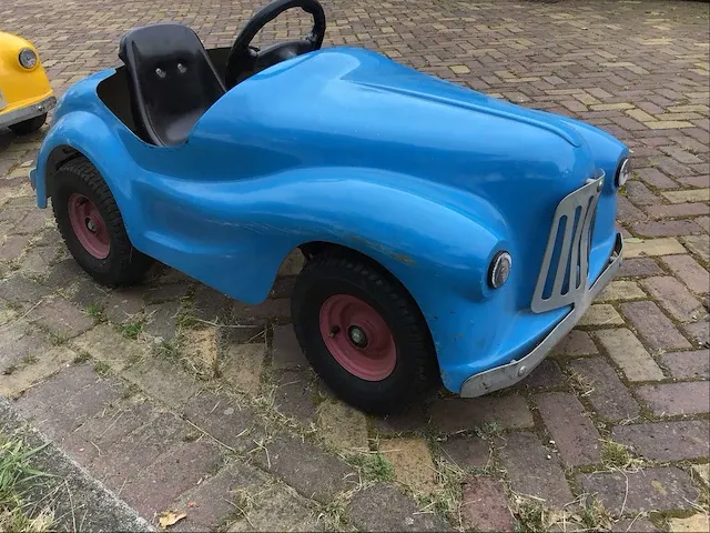 Trapauto vintage speelgoed - afbeelding 5 van  9