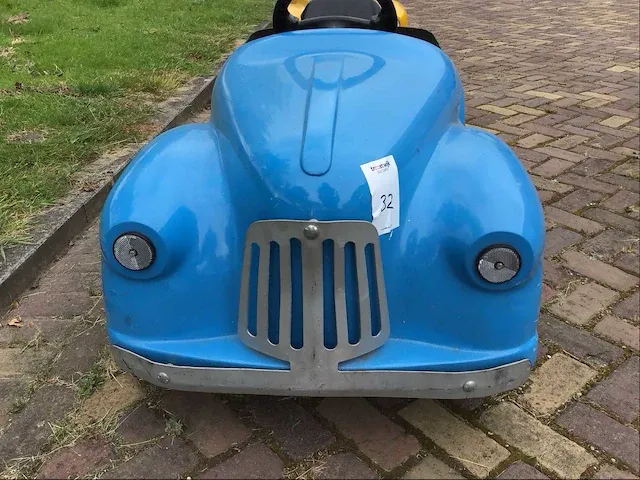Trapauto vintage speelgoed - afbeelding 6 van  9