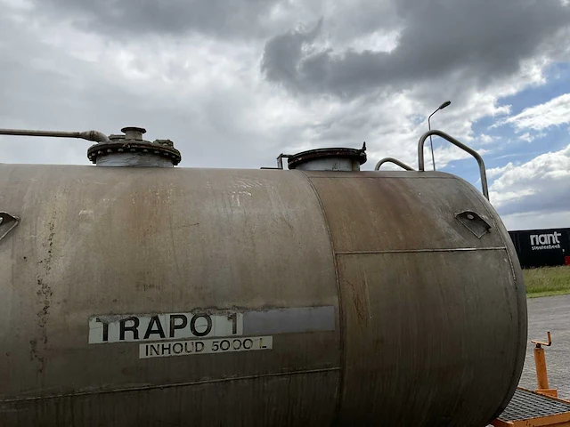 Trapo watertank op trailer 5000 liter - afbeelding 13 van  16