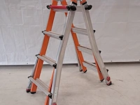 Trappenhuisladder 5,30m aluminium - afbeelding 1 van  9