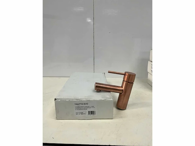 Tratto evo 253770 eengreeps wastafel-mengkraan old copper - afbeelding 3 van  4
