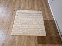 Travertine - vintage - salontafel - jaren 70 - afbeelding 6 van  6