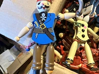 Trekpoppen, minimaal 45 stuks zijn al wat ouder kwaliteit trekkoord niet bekend. - afbeelding 2 van  11