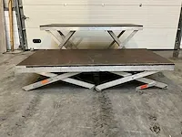 Trenomat - podiumdeel met schaarpoten (200x100 cm) (2x) - afbeelding 6 van  7