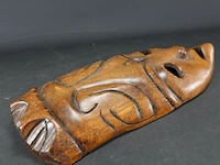 Tribaal in hout gesneden masker - afbeelding 4 van  5