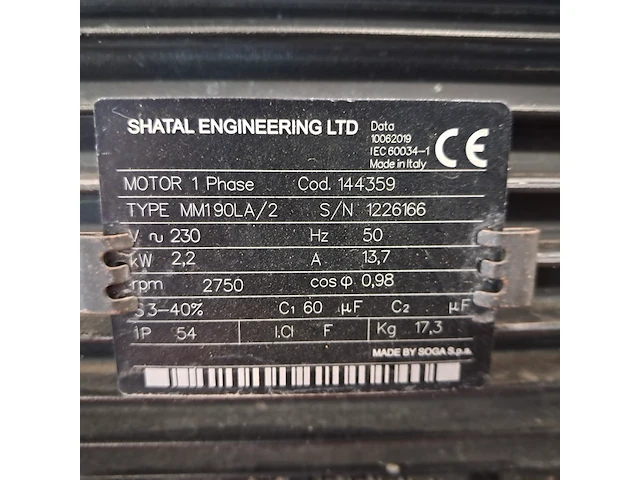 Trilplaat - 14kn - 230v euro shatal, pc1443e, bouwjaar 2019 - afbeelding 5 van  6